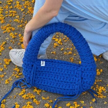 BUBBLE BAG in dark blue color