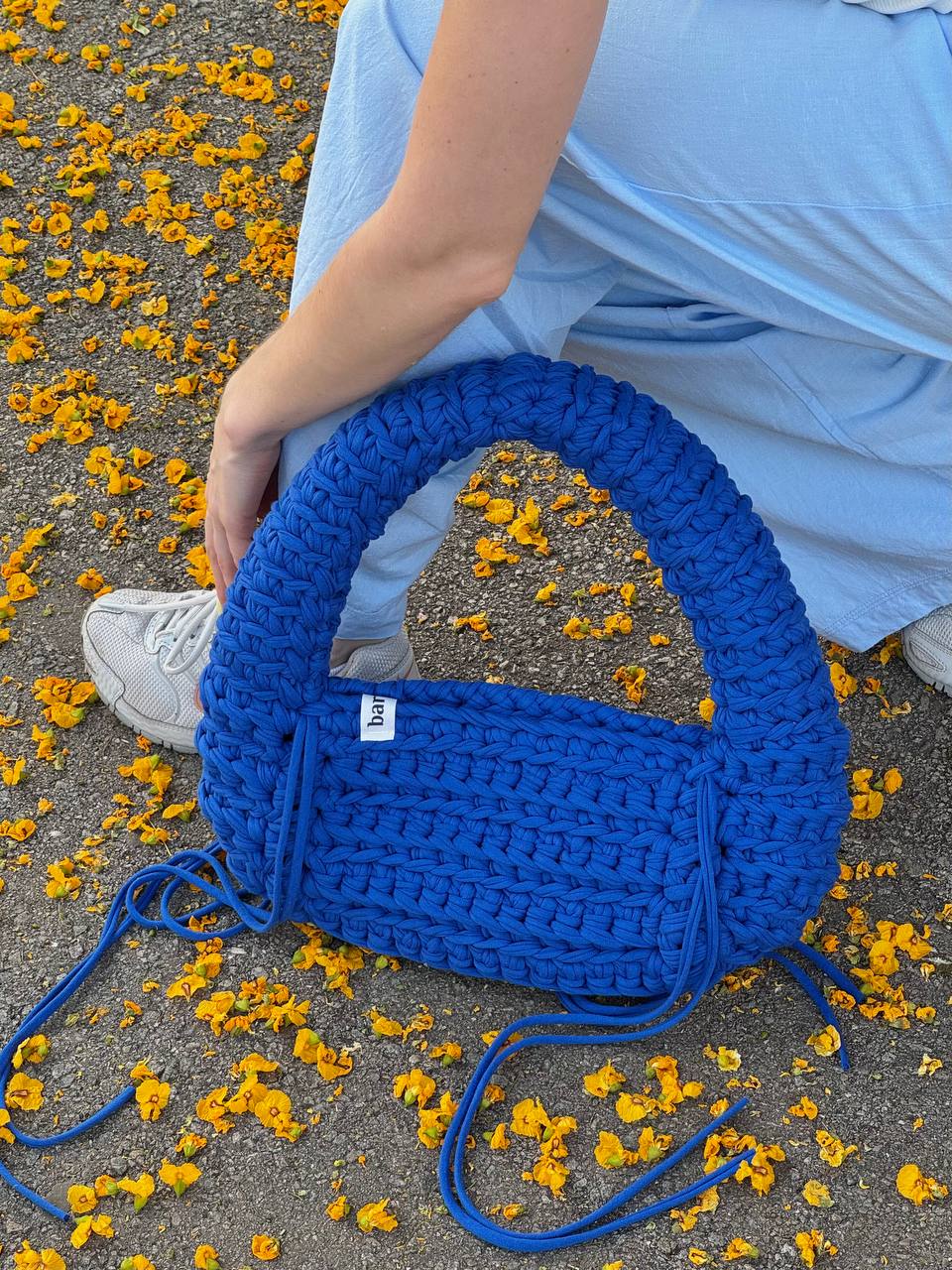 BUBBLE BAG in dark blue color